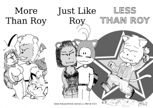 lessthanroy-pub Johny, Roy y Steffy